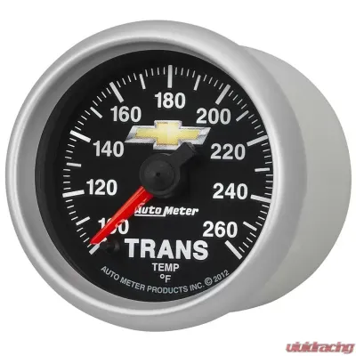 AutoMeter GAUGE; TRANS TEMP; 2 1/16in.; 100-260deg.F; DIGITAL STEPPER MOTOR; CHEVY GOLD BO - 880448