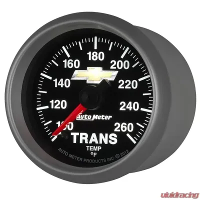 AutoMeter GAUGE; TRANS TEMP; 2 1/16in.; 100-260deg.F; DIGITAL STEPPER MOTOR; CHEVY GOLD BO - 880448