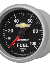 AutoMeter GAUGE; FUEL PRESS; 2 1/16in.; 100PSI; DIGITAL STEPPER MOTOR; CHEVY GOLD BOWTIE                                     - 880449 - Image 2