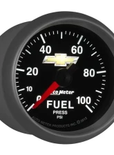 AutoMeter GAUGE; FUEL PRESS; 2 1/16in.; 100PSI; DIGITAL STEPPER MOTOR; CHEVY GOLD BOWTIE                                     - 880449 - Image 6