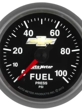 AutoMeter GAUGE; FUEL PRESS; 2 1/16in.; 100PSI; DIGITAL STEPPER MOTOR; CHEVY GOLD BOWTIE                                     - 880449 - Image 4