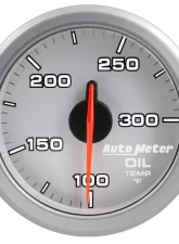 AutoMeter 2-1/16in. OIL TEMP; 100-300`F; AIRDRIVE; SILVER                                     - 9140-UL - Image 2