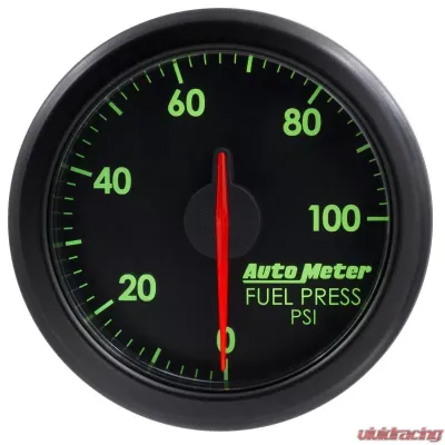 AutoMeter 2-1/16in. FUEL PRESS; 0-100 PSI; AIRDRIVE; BLACK - 9171-T