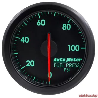 AutoMeter 2-1/16in. FUEL PRESS; 0-100 PSI; AIRDRIVE; BLACK - 9171-T