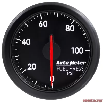 AutoMeter 2-1/16in. FUEL PRESS; 0-100 PSI; AIRDRIVE; BLACK - 9171-T