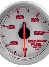 AutoMeter 2-1/16in. FUEL PRESS; 0-100 PSI; AIRDRIVE; SILVER                                     - 9171-UL - Image 2