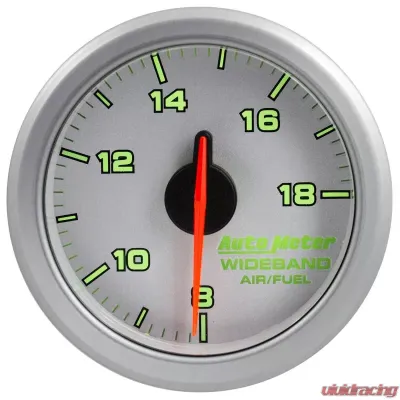 AutoMeter 2-1/16in. WIDEBAND A/F; AIRDRIVE; SILVER - 9178-UL
