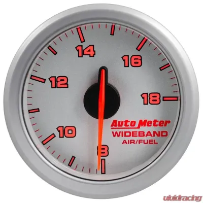 AutoMeter 2-1/16in. WIDEBAND A/F; AIRDRIVE; SILVER - 9178-UL