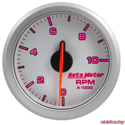 AutoMeter 2-1/16in. TACH; 0-10;000 RPM; AIRDRIVE; SILVER - 9197-UL