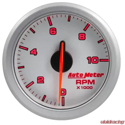 AutoMeter 2-1/16in. TACH; 0-10;000 RPM; AIRDRIVE; SILVER - 9197-UL