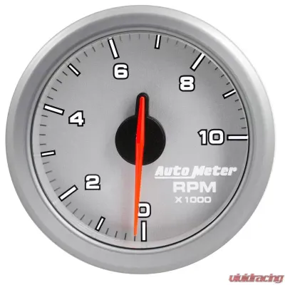 AutoMeter 2-1/16in. TACH; 0-10;000 RPM; AIRDRIVE; SILVER - 9197-UL