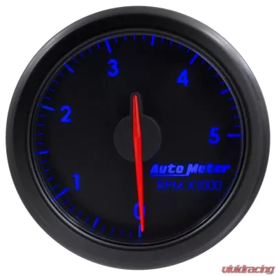AutoMeter 2-1/16in. TACH; 0-5;000 RPM; AIRDRIVE; BLACK - 9198-T