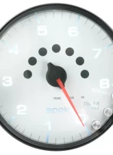 AutoMeter GAUGE; TACHOMETER; 5in.; 8K RPM; W/SHIFT LIGHT/PEAK MEM; WHITE/BLACK; SPEK-PRO                                     - P23812 - Image 2