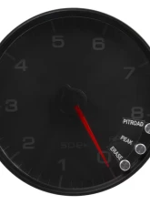 AutoMeter GAUGE; TACHOMETER; 5in.; 8K RPM; W/SHIFT LIGHT/PEAK MEM; BLACK/BLACK; SPEK-PRO                                     - P23832 - Image 3