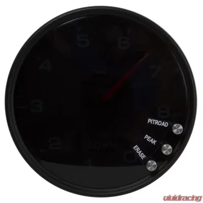 AutoMeter GAUGE; TACHOMETER; 5in.; 8K RPM; W/SHIFT LIGHT/PEAK MEM; BLACK/SMOKE/BLACK; SPEK - P23852
