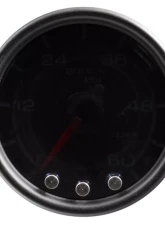 AutoMeter GAUGE; BOOST; 2 1/16in.; 60PSI; STEPPER MOTOR W/PEAK/WARN; BLK/SMOKE/BLACK; SPEK                                     - P30452 - Image 3