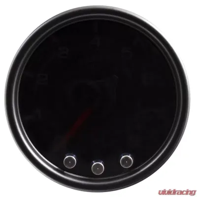 AutoMeter GAUGE; TACH; 2 1/16in.; 8K RPM; W/SHIFT LIGHT/PEAK MEM; BLK/SMOKE/BLK; SPEK-PRO - P33452
