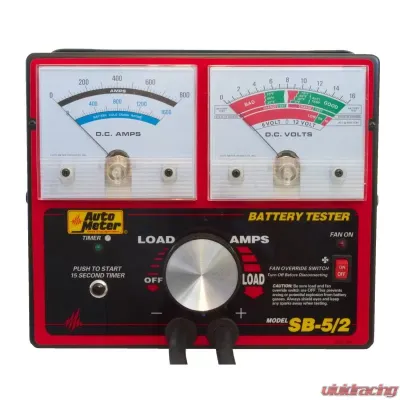 AutoMeter BATTERY TESTER; 800 AMP W/UNLOADER - SB-5/2