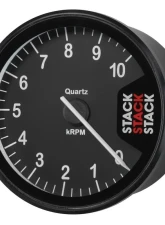 AutoMeter Tacho Clubman 80mm Black 10k RPM                                     - ST200-010 - Image 2
