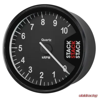 AutoMeter Tacho Clubman 80mm Black 10k RPM - ST200-010