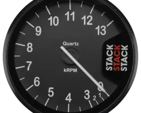 AutoMeter Tacho Clubman 80mm Black 0313k RPM