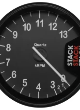 AutoMeter Tacho Clubman 80mm Black 0313k RPM                                     - ST200-0313 - Image 3