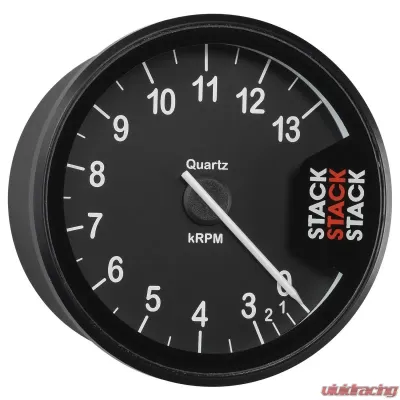 AutoMeter Tacho Clubman 80mm Black 0313k RPM - ST200-0313