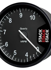 AutoMeter Tacho Clubman 80mm Blk 0410.5k RPM                                     - ST200-04105 - Image 3