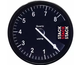 AutoMeter Tacho Clubman 80mm Black 8k RPM