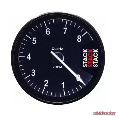 AutoMeter Tacho Clubman 80mm Black 8k RPM - ST200-08