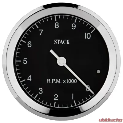 AutoMeter Tacho Classic 80mm Black 10k RPM - ST200C-010