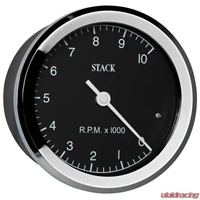 AutoMeter Tacho Classic 80mm Black 10k RPM - ST200C-010