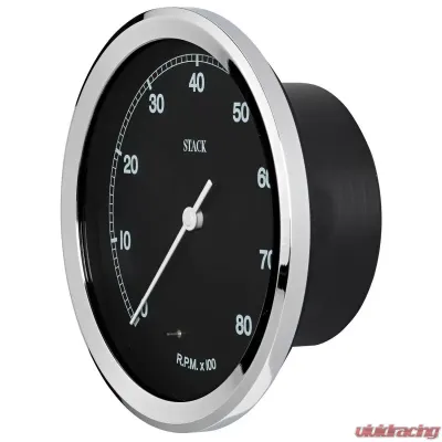 AutoMeter Tacho Classic 125mm Black 8k RPM - ST230C-08