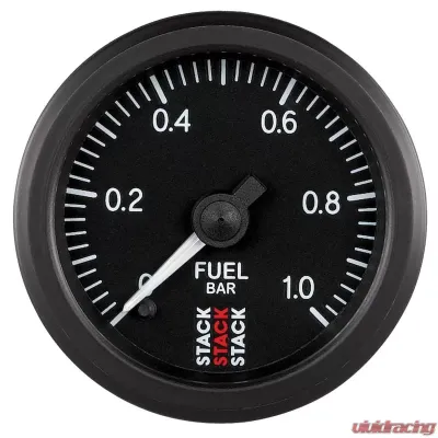 AutoMeter Gauge FuelP ProStpr 52mm Blk 1 Bar - ST3303