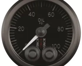 AutoMeter Gauge OilP Pro-Cntrl 52mm Blk 100psi