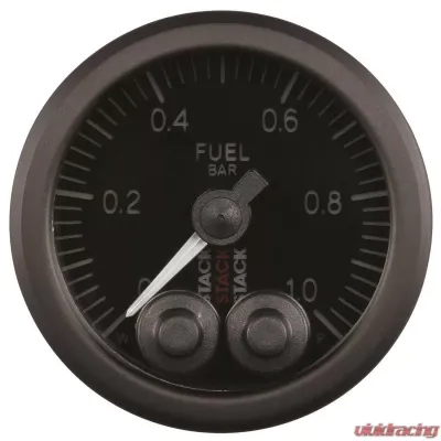 AutoMeter Gauge FuelP Pro-Cntrl 52mm Blk 1 Bar - ST3503