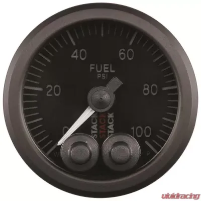 AutoMeter Gauge FuelP Pro-Cntrl 52mm Blk 100psi - ST3506