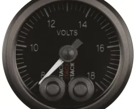 AutoMeter Gauge Volt Pro-Controlmm Blk 8-18v