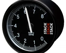 AutoMeter TACHOMETER; PROFESSIONAL; ACTION REPLAY; 80MM; BLK; 0-3-8.5K RPM