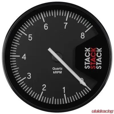 AutoMeter TACHOMETER; PROFESSIONAL; ACTION REPLAY; 125MM; BLK; 0-8K RPM - ST430-08
