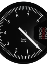 AutoMeter Tach Pro AR 125mm Blk 8k RPM                                     - ST430-08 - Image 2