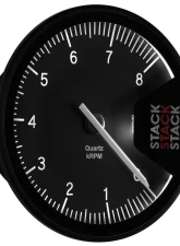 AutoMeter TACHOMETER; PROFESSIONAL; ACTION REPLAY; 125MM; BLK; 0-8K RPM                                     - ST430-08 - Image 2