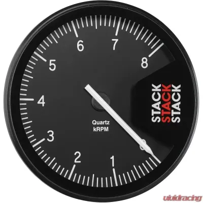 AutoMeter TACHOMETER; PROFESSIONAL; ACTION REPLAY; 125MM; BLK; 0-8K RPM - ST430-08