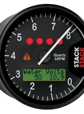AutoMeter'splay Tacho; Black; 0-8k RPM                                     - ST700SR-A - Image 2