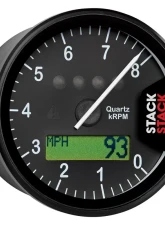 AutoMeter'splay Tacho; Black; 0-8k RPM                                     - ST700SR-A - Image 3