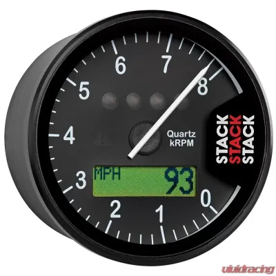 AutoMeter'splay Tacho; Black; 0-8k RPM - ST700SR-A
