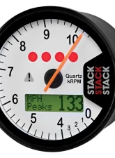 AutoMeter'splay Tacho; White; 0-4-10.5k RPM                                     - ST700SR-K - Image 3
