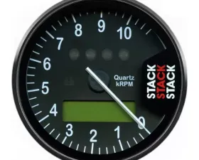 AutoMeter DISPLAY TACHOMETER; BLACK; 0-10.75K RPM