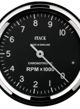 AutoMeter Tacho Chronotronic 80mm Blk 10k RPM                                     - ST901096 - Image 6