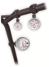 AutoMeter GAUGE MOUNT; ROLL POD FOR 1.5in. ROLL CAGE; FITS 2 1/16in. GAUGE; BLACK                                     - 48000 - Image 2